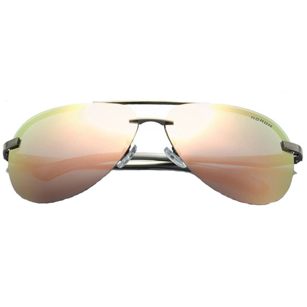 Randloze aviator zonnebril - Roze Gepolariseerd
